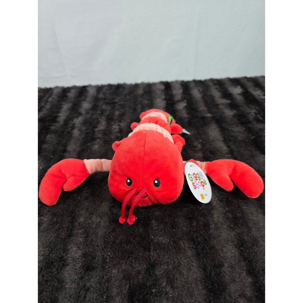 Giggle Scape Red Lobster Plush Stuffed Animal Toy New With Tags Ages 1+